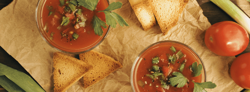 Gazpacho andaluso, l'estate in un cucchiaio